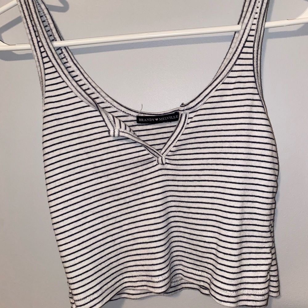 Brandy Melville Striped Crop